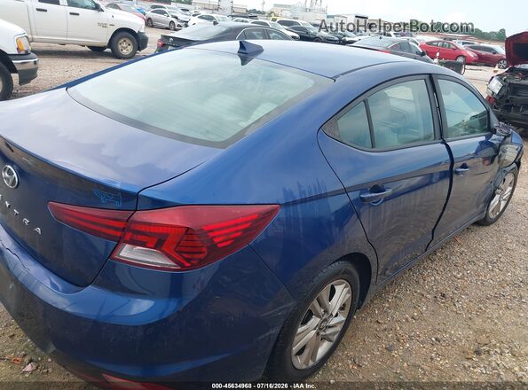 5NPD84LF4KH431092 2019 HYUNDAI ELANTRA Синий Задняя правая четверть