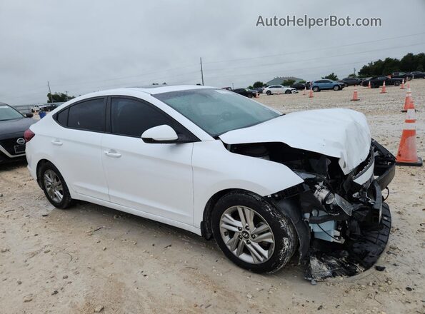 5NPD84LF4KH455036 2019 HYUNDAI ELANTRA White Przód prawy