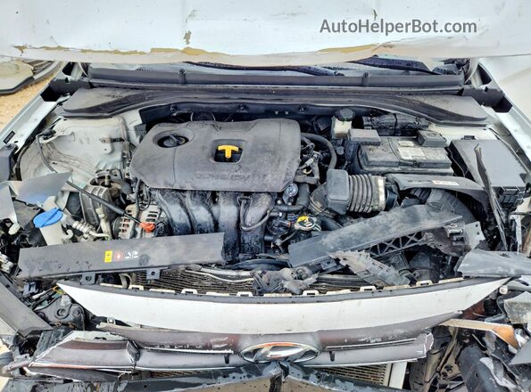 5NPD84LF4KH455036 2019 HYUNDAI ELANTRA White Widok wnętrza z tyłu