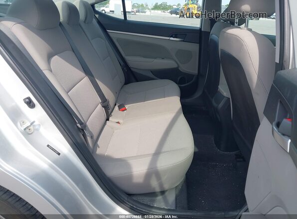 5NPD84LF4KH458874 2019 HYUNDAI ELANTRA Silver Vista de la etiqueta del VIN