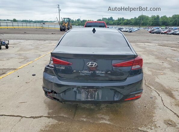 5NPD84LF4KH463055 2019 HYUNDAI ELANTRA Черный Вид сзади