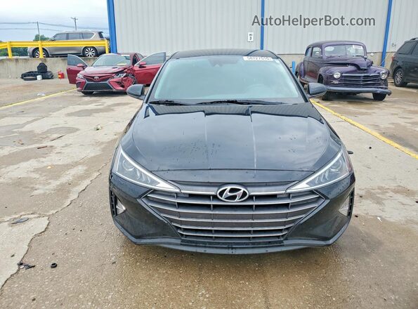 5NPD84LF4KH463055 2019 HYUNDAI ELANTRA Черный Вид спереди