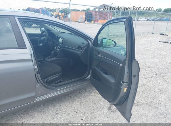 5NPD84LF4KH465372 2019 HYUNDAI ELANTRA Gray Front interior view