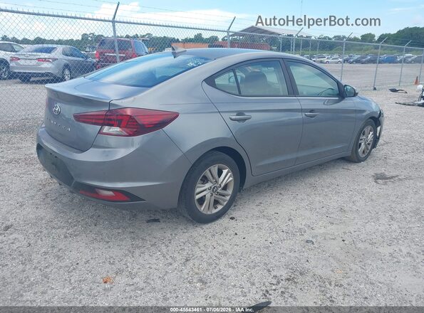 5NPD84LF4KH465372 2019 HYUNDAI ELANTRA Gray Rear right