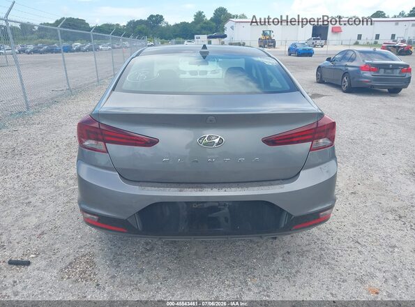 5NPD84LF4KH465372 2019 HYUNDAI ELANTRA Gray 