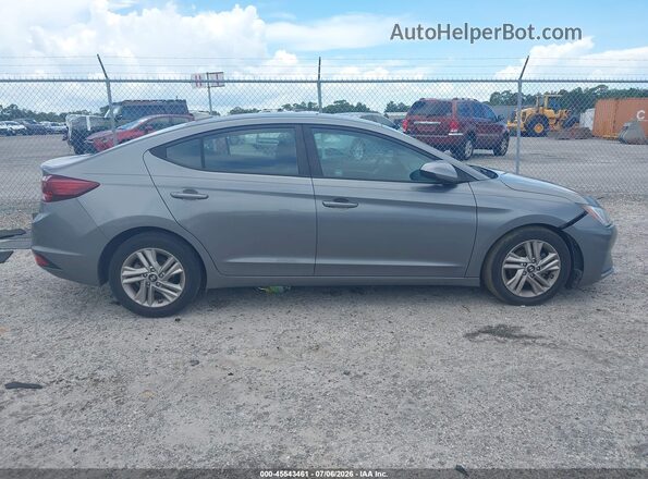 5NPD84LF4KH465372 2019 HYUNDAI ELANTRA Gray Rear interior view