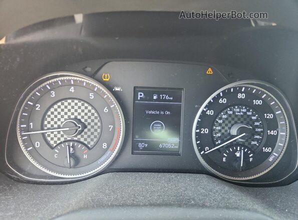 5NPD84LF4KH485847 2019 HYUNDAI ELANTRA Silver Vista del cuadro de instrumentos
