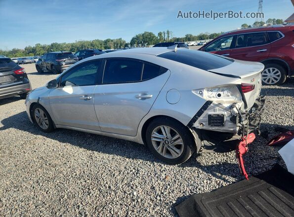 5NPD84LF4KH485847 2019 HYUNDAI ELANTRA Silver Trasero izquierdo