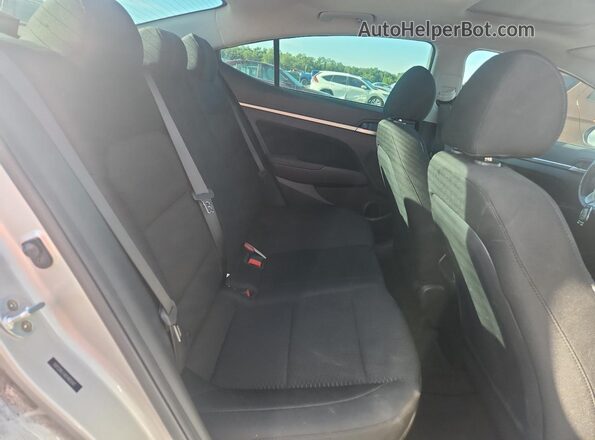 5NPD84LF4KH485847 2019 HYUNDAI ELANTRA Silver Vista de los asientos traseros