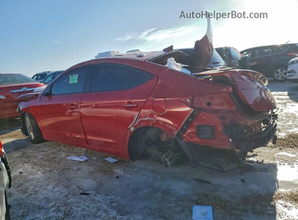 5NPD84LF4LH510800 2020 HYUNDAI ELANTRA Красный Задняя левая четверть