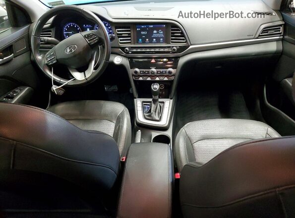 5NPD84LF4LH525040 2020 HYUNDAI ELANTRA Silver Widok deski rozdzielczej