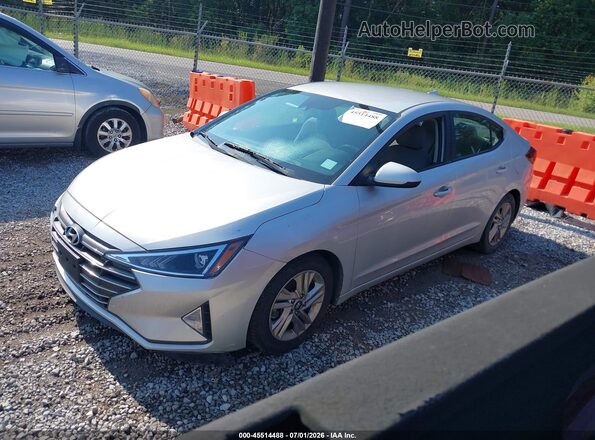 5NPD84LF4LH528021 2020 HYUNDAI ELANTRA Silver Առջևի ձախ երեք քառորդ տեսարան