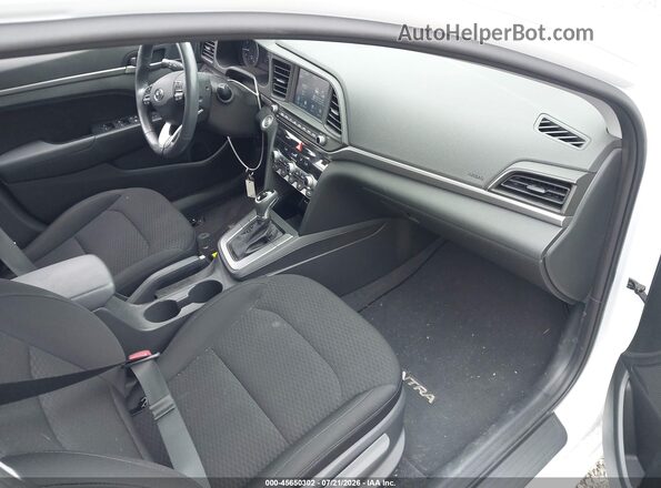 5NPD84LF4LH551170 2020 HYUNDAI ELANTRA White წინა სალონის ხედი