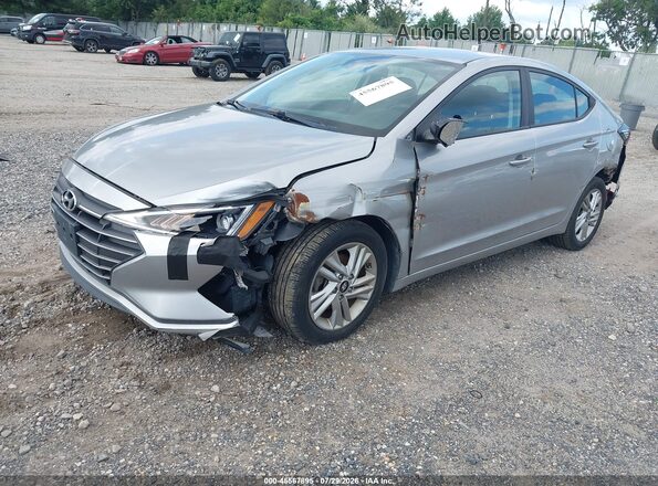 5NPD84LF4LH555901 2020 HYUNDAI ELANTRA Gray წინა მარცხენა ხედი სამი მეოთხედიდან