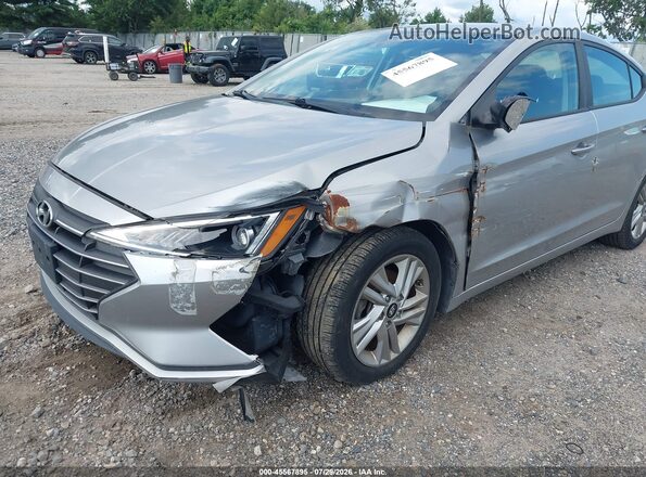5NPD84LF4LH555901 2020 HYUNDAI ELANTRA Gray წინა ხედი
