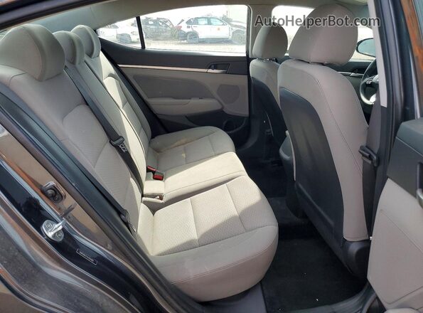 5NPD84LF4LH559303 2020 HYUNDAI ELANTRA Charcoal უკანა სავარძლების ხედი