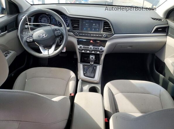 5NPD84LF4LH559303 2020 HYUNDAI ELANTRA Charcoal წინა პანელის ხედი
