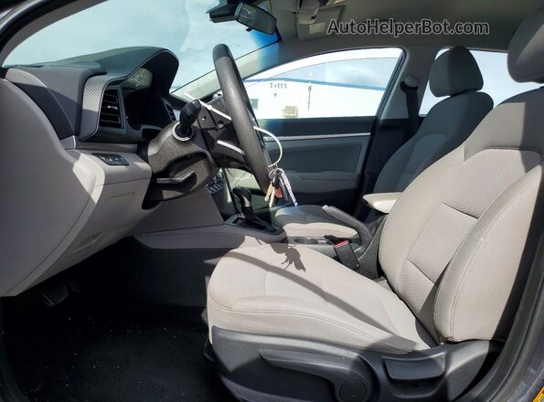 5NPD84LF4LH559303 2020 HYUNDAI ELANTRA Charcoal წინა სალონის ხედი
