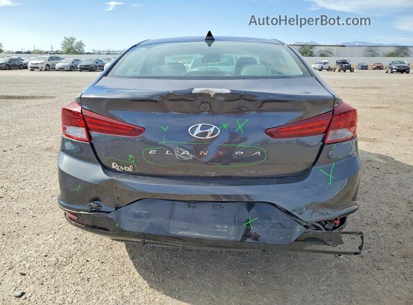 5NPD84LF4LH559303 2020 HYUNDAI ELANTRA Charcoal უკანა ხედი
