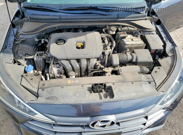 5NPD84LF4LH559303 2020 HYUNDAI ELANTRA Charcoal უკანა სალონის ხედი