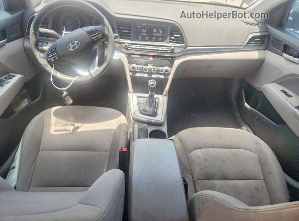 5NPD84LF4LH561827 2020 HYUNDAI ELANTRA Черный Вид панели приборов