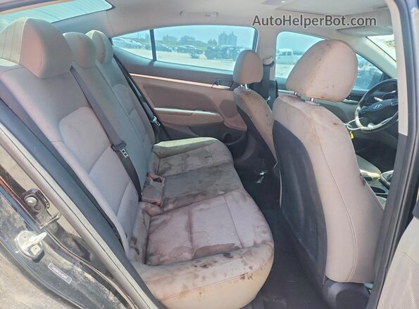 5NPD84LF4LH561827 2020 HYUNDAI ELANTRA Черный Вид задних сидений