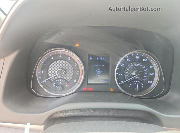 5NPD84LF4LH561827 2020 HYUNDAI ELANTRA Черный Вид щитка приборов