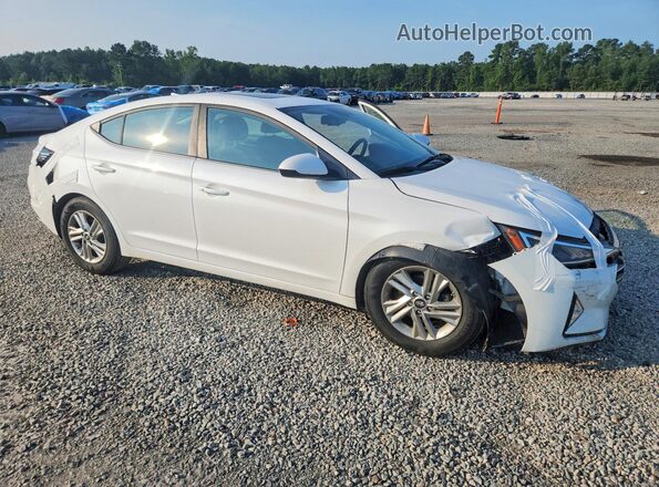5NPD84LF4LH587554 2020 HYUNDAI ELANTRA White Delantero derecho