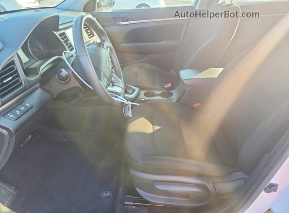 5NPD84LF4LH587554 2020 HYUNDAI ELANTRA White Vista interior delantera