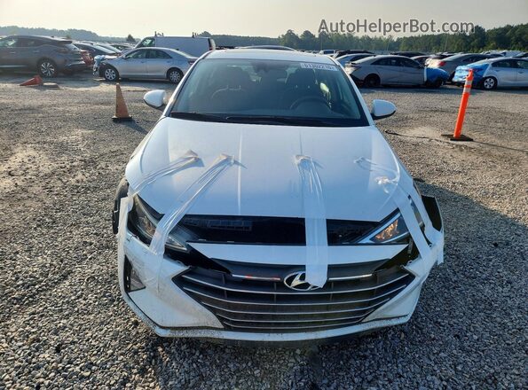 5NPD84LF4LH587554 2020 HYUNDAI ELANTRA White Vista frontal