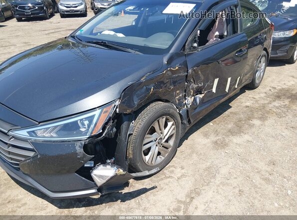 5NPD84LF4LH591782 2020 HYUNDAI ELANTRA Gray წინა ხედი