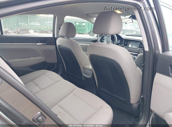 5NPD84LF4LH613084 2020 HYUNDAI ELANTRA Gray Vista de la etiqueta del VIN