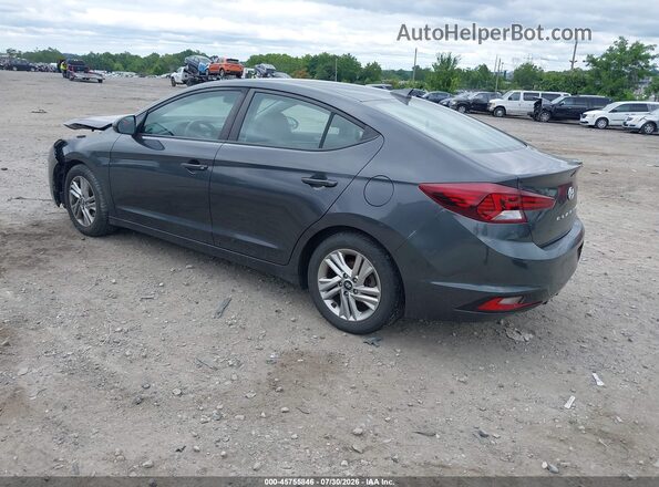5NPD84LF4LH613084 2020 HYUNDAI ELANTRA Gray Trasero izquierdo