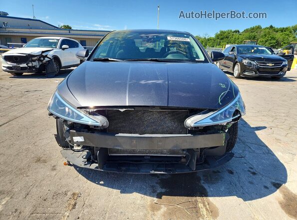 5NPD84LF4LH618124 2020 HYUNDAI ELANTRA Charcoal Widok z przodu
