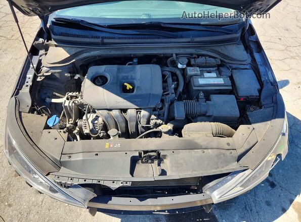 5NPD84LF4LH618124 2020 HYUNDAI ELANTRA Charcoal Widok wnętrza z tyłu
