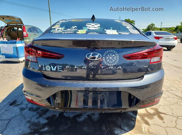 5NPD84LF4LH618124 2020 HYUNDAI ELANTRA Charcoal Widok z tyłu