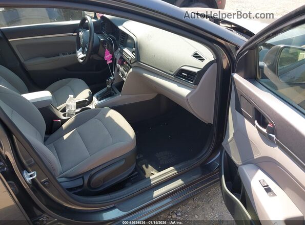 5NPD84LF4LH624294 2020 HYUNDAI ELANTRA Gray Widok wnętrza z przodu