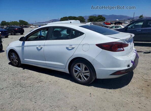 5NPD84LF4LH628619 2020 HYUNDAI ELANTRA White Rear left
