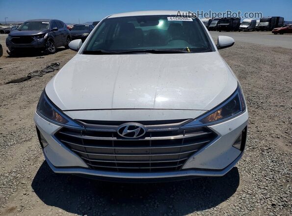 5NPD84LF4LH628619 2020 HYUNDAI ELANTRA White Front view