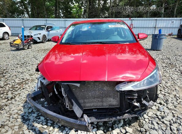 5NPD84LF4LH630452 2020 HYUNDAI ELANTRA Red Вид спереду