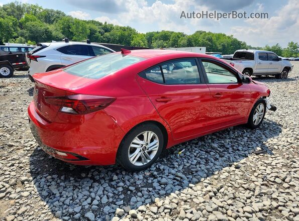 5NPD84LF4LH630452 2020 HYUNDAI ELANTRA Red Задня права чверть