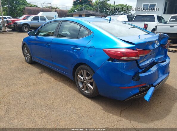 5NPD84LF5HH004383 2017 HYUNDAI ELANTRA Light Blue Задня ліва чверть