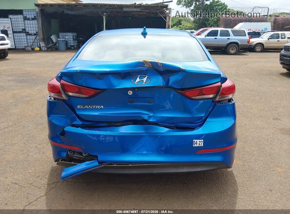 5NPD84LF5HH004383 2017 HYUNDAI ELANTRA Light Blue 