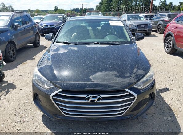 5NPD84LF5HH004433 2017 HYUNDAI ELANTRA Черный Вид щитка приборов