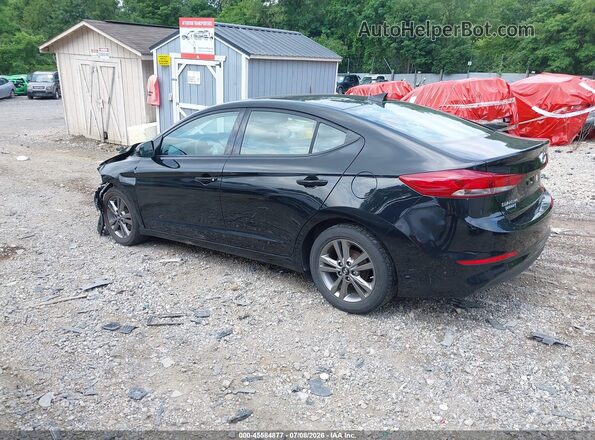 5NPD84LF5HH024388 2017 HYUNDAI ELANTRA Black Tył lewy