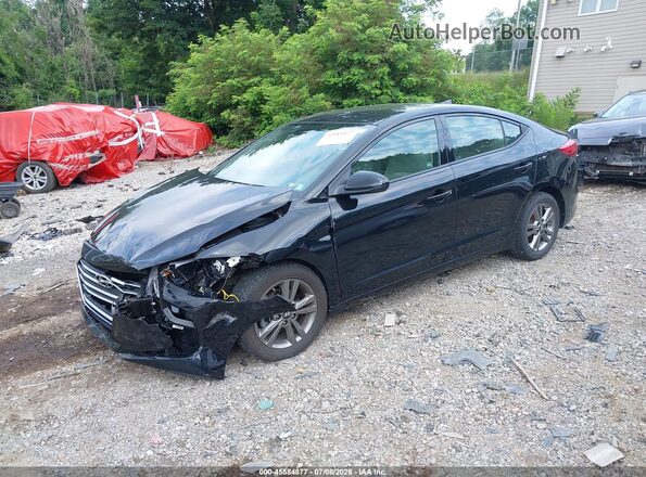 5NPD84LF5HH024388 2017 HYUNDAI ELANTRA Black Przód lewy