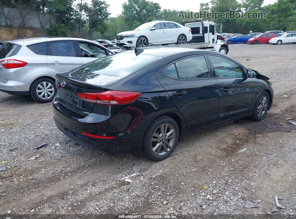 5NPD84LF5HH024388 2017 HYUNDAI ELANTRA Black Tył prawy