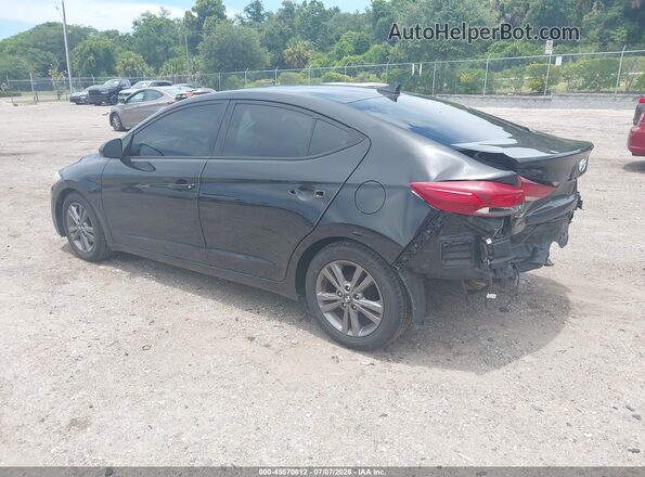 5NPD84LF5HH025718 2017 HYUNDAI ELANTRA Black უკანა მარცხენა