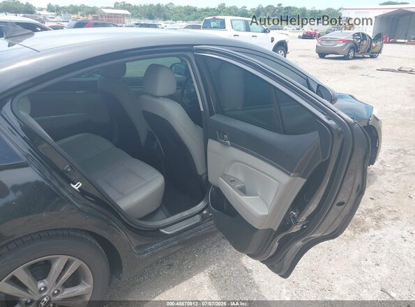 5NPD84LF5HH025718 2017 HYUNDAI ELANTRA Black VIN კოდის სტიკერის ხედი