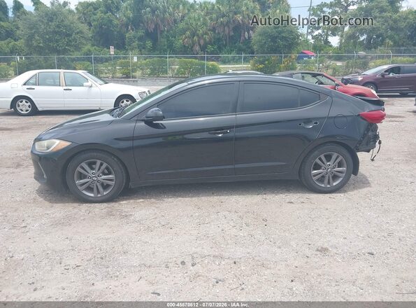 5NPD84LF5HH025718 2017 HYUNDAI ELANTRA Black სალონის 360-გრადუსიანი ხედი